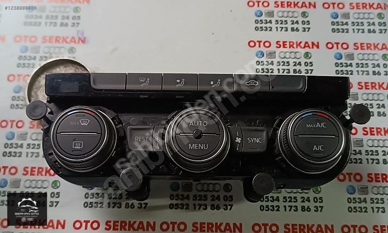 VOLKSWAGEN TİGUAN 2018 MODEL KLİMA KONTROL PANELİ ÇIKMA ORJİNAL